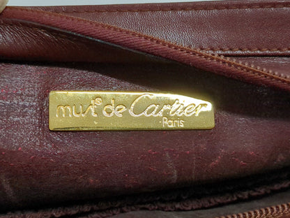 GUCCI Bamboo 0012855 / Cartier Must Line Second Bag / Dunhill Leather Second Bag Handbag