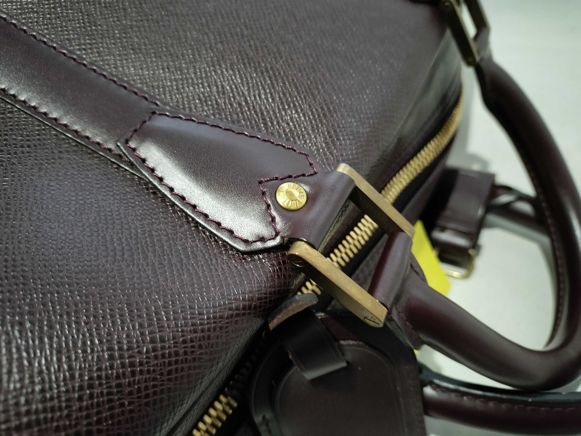 LOUIS VUITTON Taiga Kendall PM Boston Bag