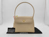 CHANEL Beige Lambskin Handbag with GD Hardware