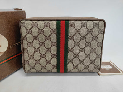 GUCCI GG Canvas Old Gucci Offdia 89, 01, 012 Second Bag