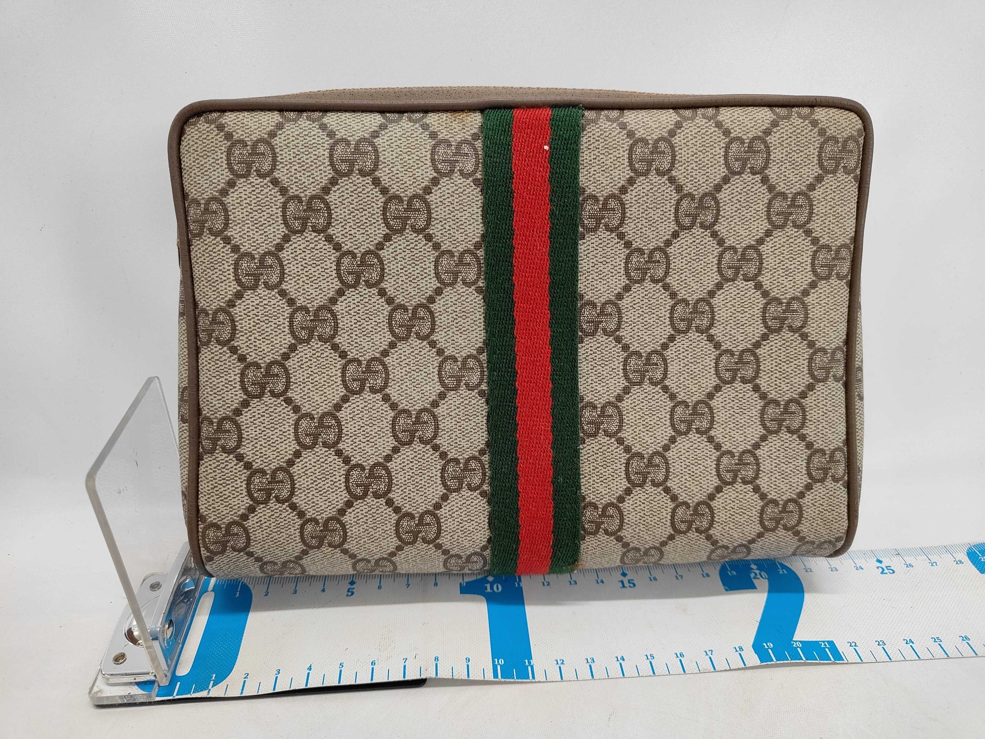 GUCCI GG Canvas Old Gucci Offdia 89, 01, 012 Second Bag