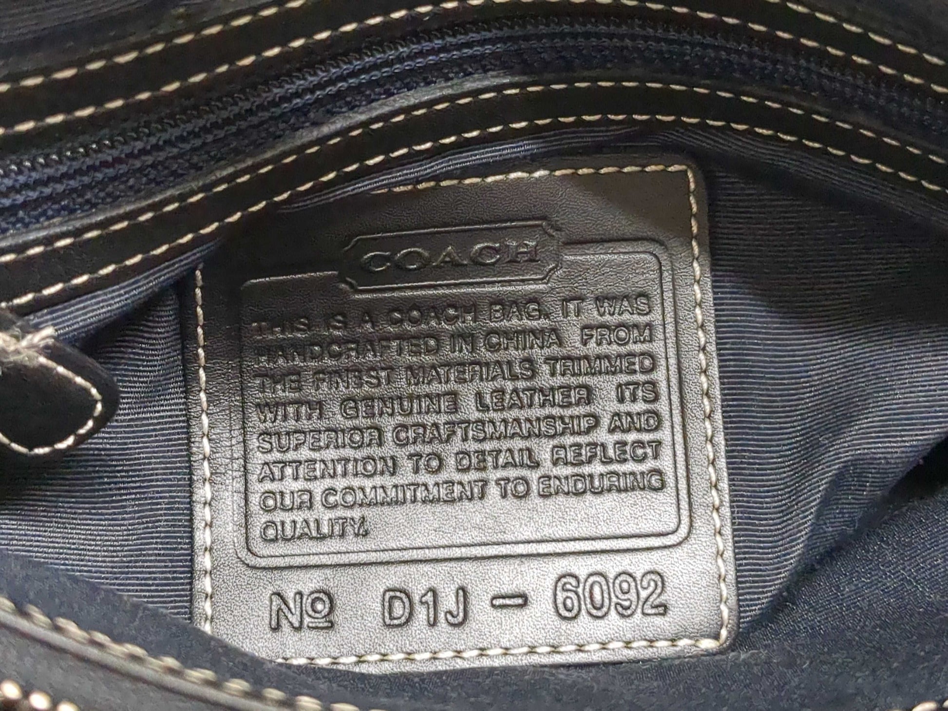 COACH Signature 6092/6077P Handbag