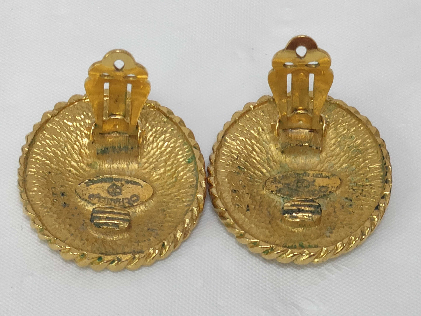 CHANEL Horse Motif Earrings