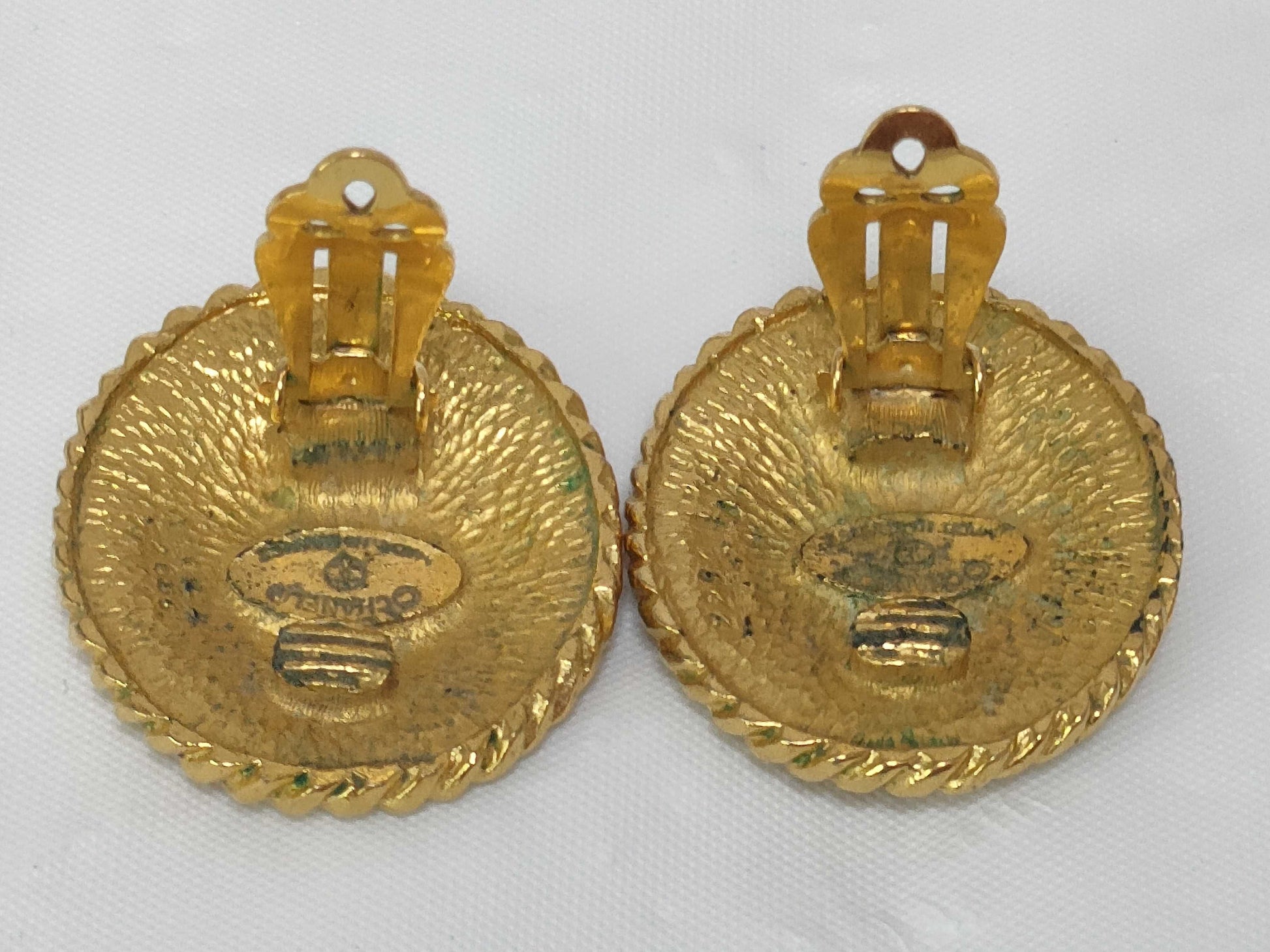 CHANEL Horse Motif Earrings