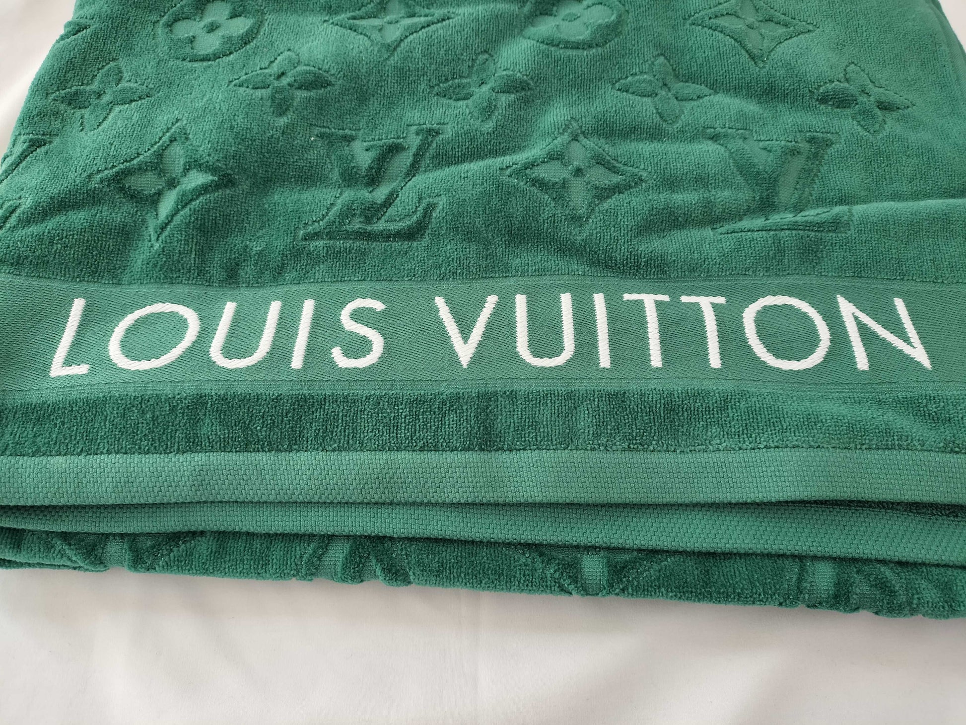 LOUIS VUITTON Monogram M78867 Beach Towel, LV Vacation, Other Accessories