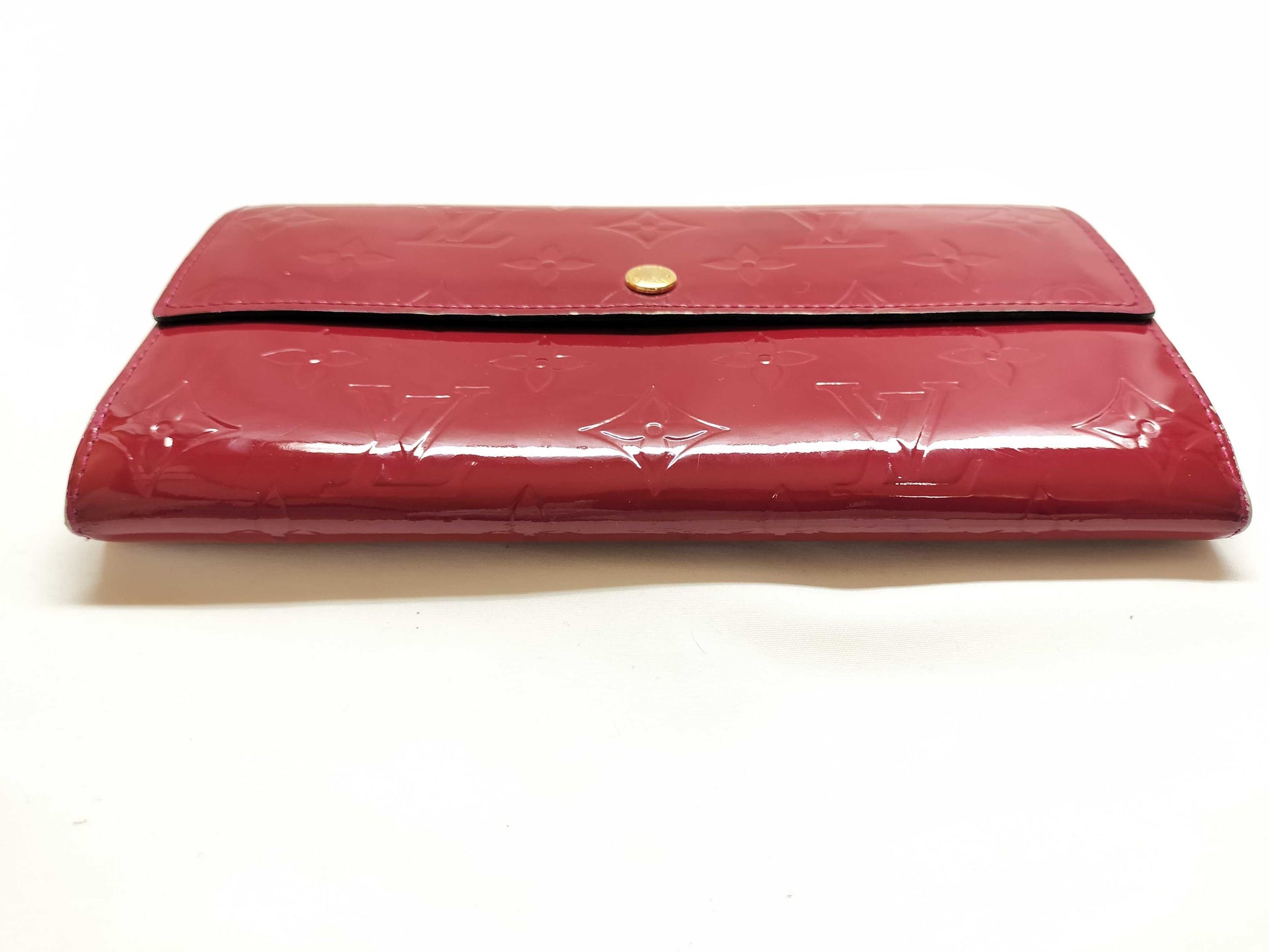 LOUIS VUITTON Vernis Sarah/Long Wallet/Corner Scratch Resistant Wallet