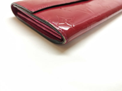 LOUIS VUITTON Vernis Sarah/Long Wallet/Corner Scratch Resistant Wallet