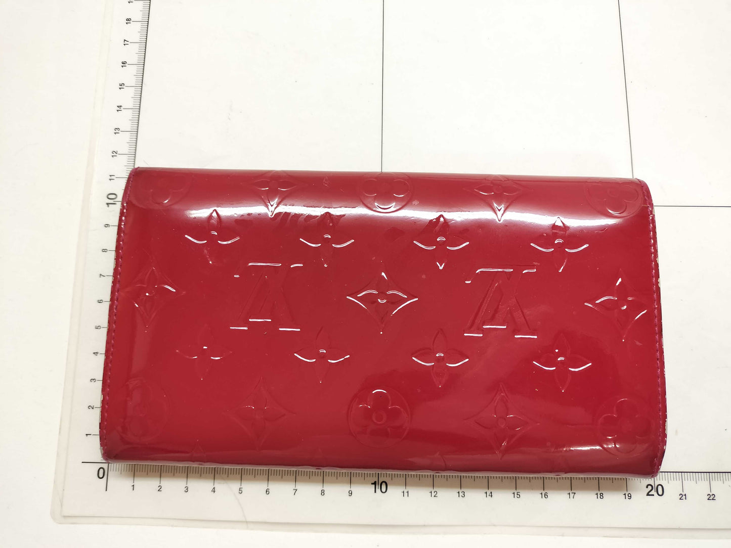 LOUIS VUITTON Vernis Sarah/Long Wallet/Corner Scratch Resistant Wallet