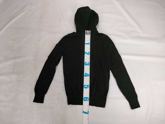 Yves Saint Laurent Pullover Hoodie Black Top