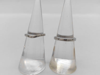 Cartier Ballerina Pair Rings in PT950, 6.5g