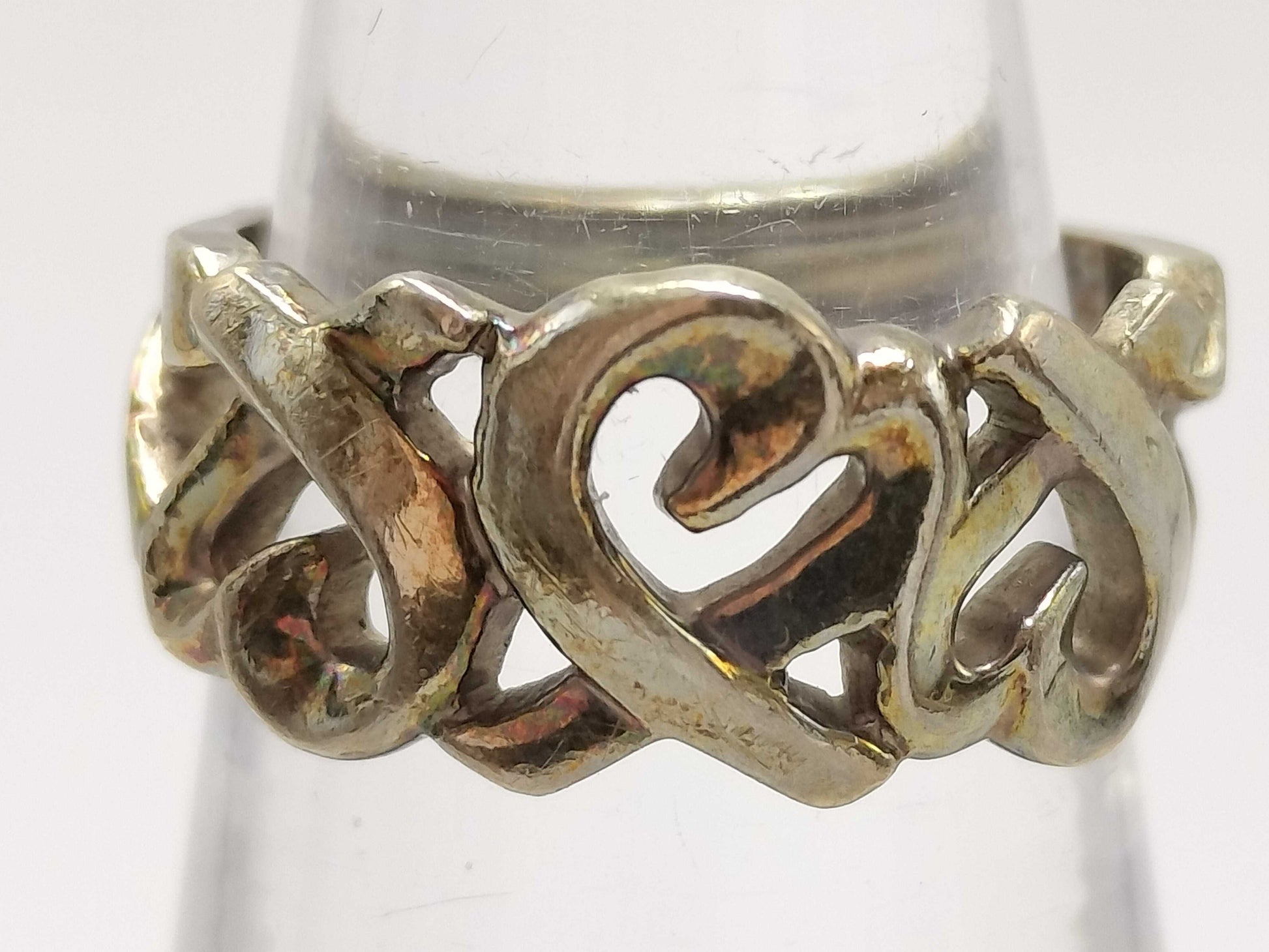 Tiffany & Co. Loving Heart Triple Heart SV925 Ring