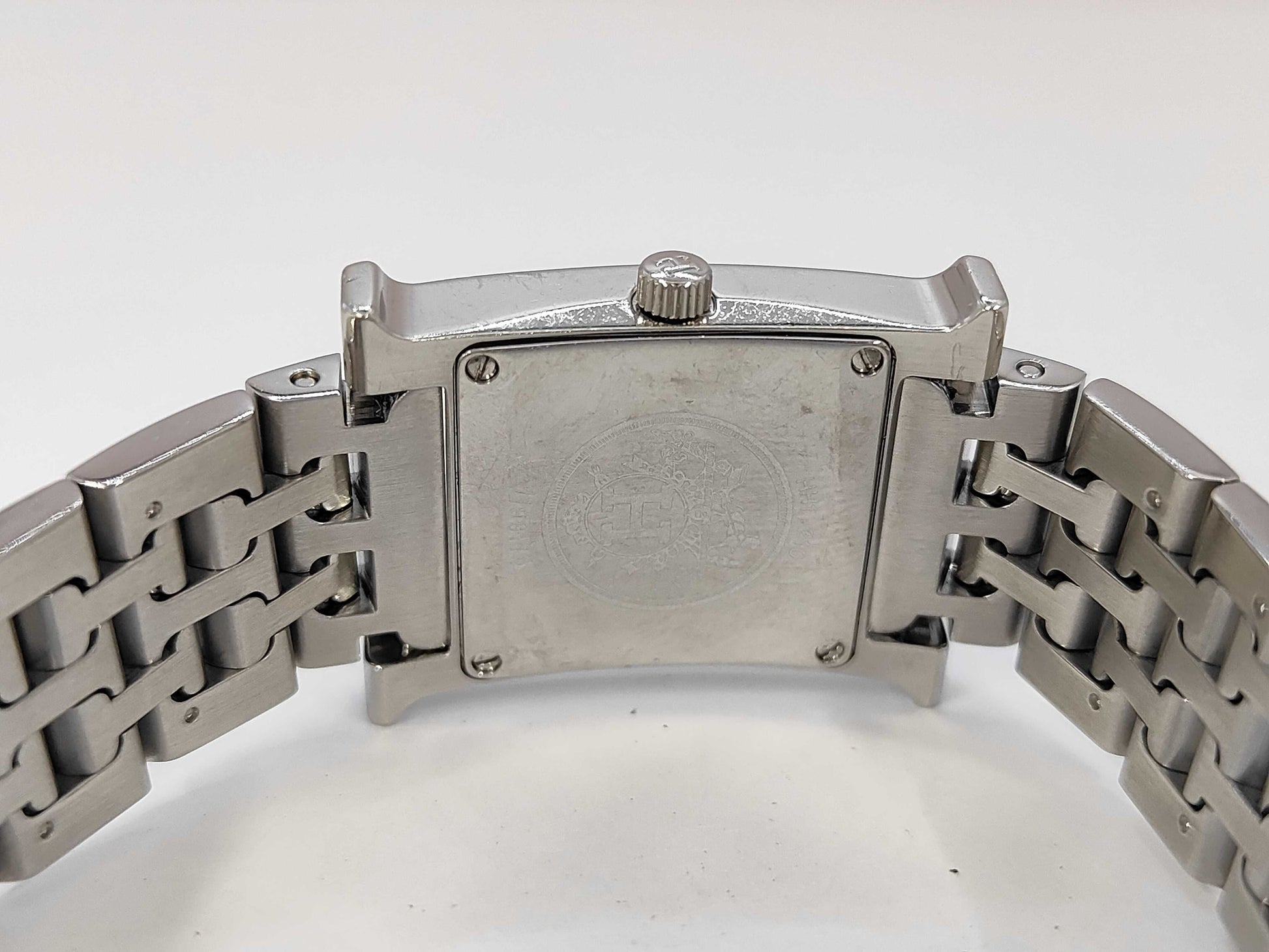 HERMES H Watch HH1.210 1199173 Quartz Orange Dial Women's Watch