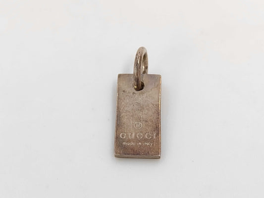 GUCCI Ag925 tag top only SV925 4.1g pendant top