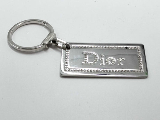 Dior Plate Keychain/Stone Removal Key Case/Keychain