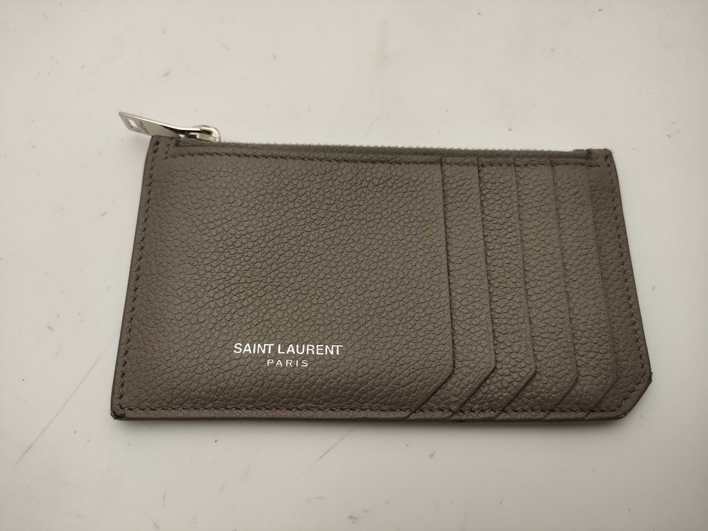 SAINT LAURENT Leather Card Case Card Case, Pass Case, Business Card Case