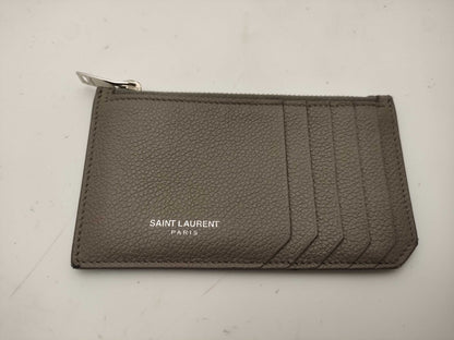 SAINT LAURENT Leather Card Case Card Case, Pass Case, Business Card Case