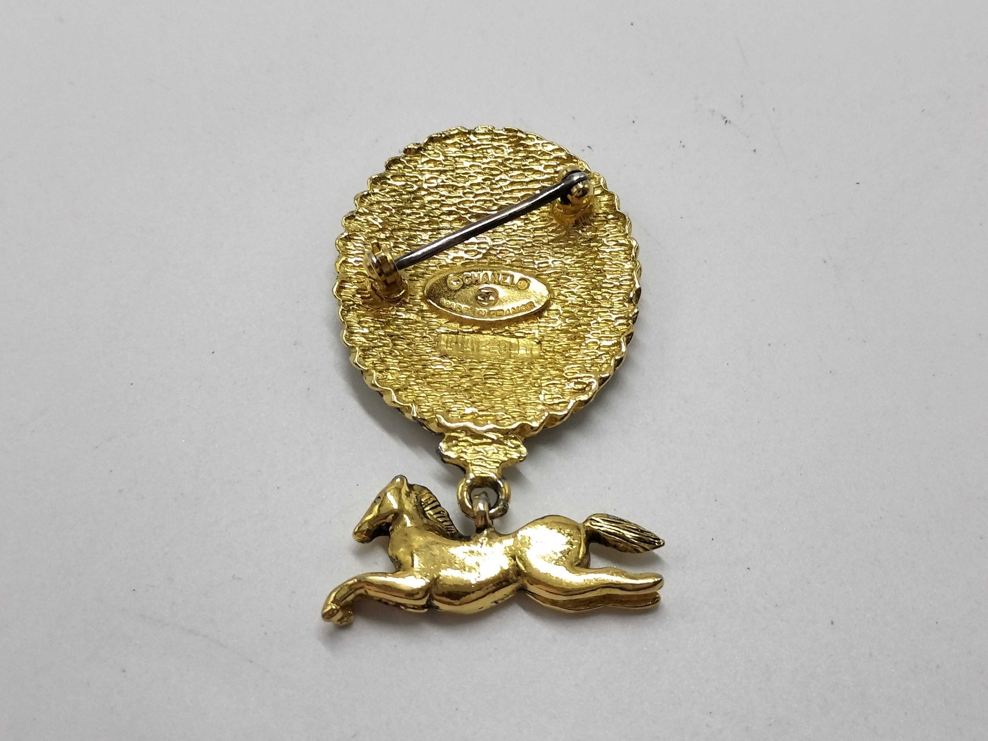 CHANEL Horse Brooch
