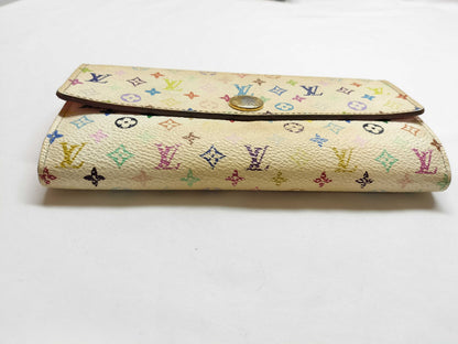 LOUIS VUITTON Monogram Multicolore M93744 Portefeuille Sarah Wallet