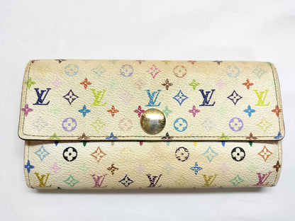 LOUIS VUITTON Monogram Multicolore M93744 Portefeuille Sarah Wallet