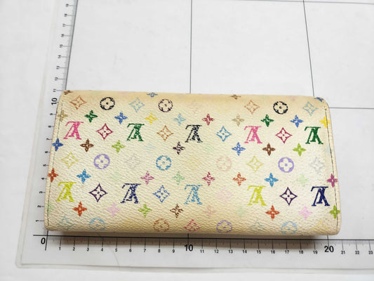 LOUIS VUITTON Monogram Multicolore M93744 Portefeuille Sarah Wallet