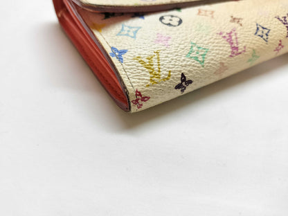 LOUIS VUITTON Monogram Multicolore M93744 Portefeuille Sarah Wallet