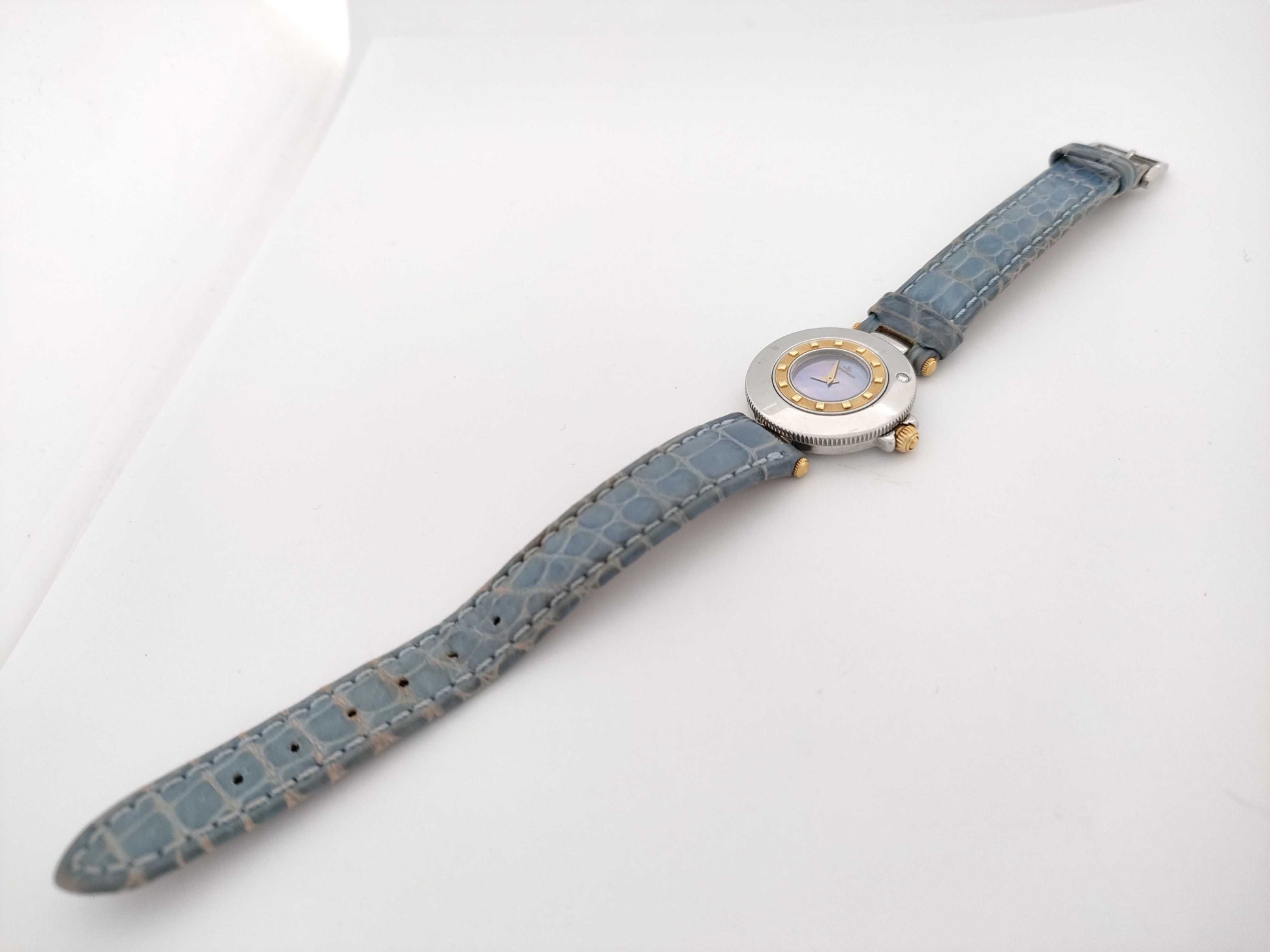 JAEGER LECOULTRE Rendez-vous Ref. 421.5.09K18YGxSSx Leather Women's Watch, Undamaged