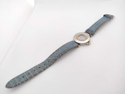 JAEGER LECOULTRE Rendez-vous Ref. 421.5.09K18YGxSSx Leather Women's Watch, Undamaged