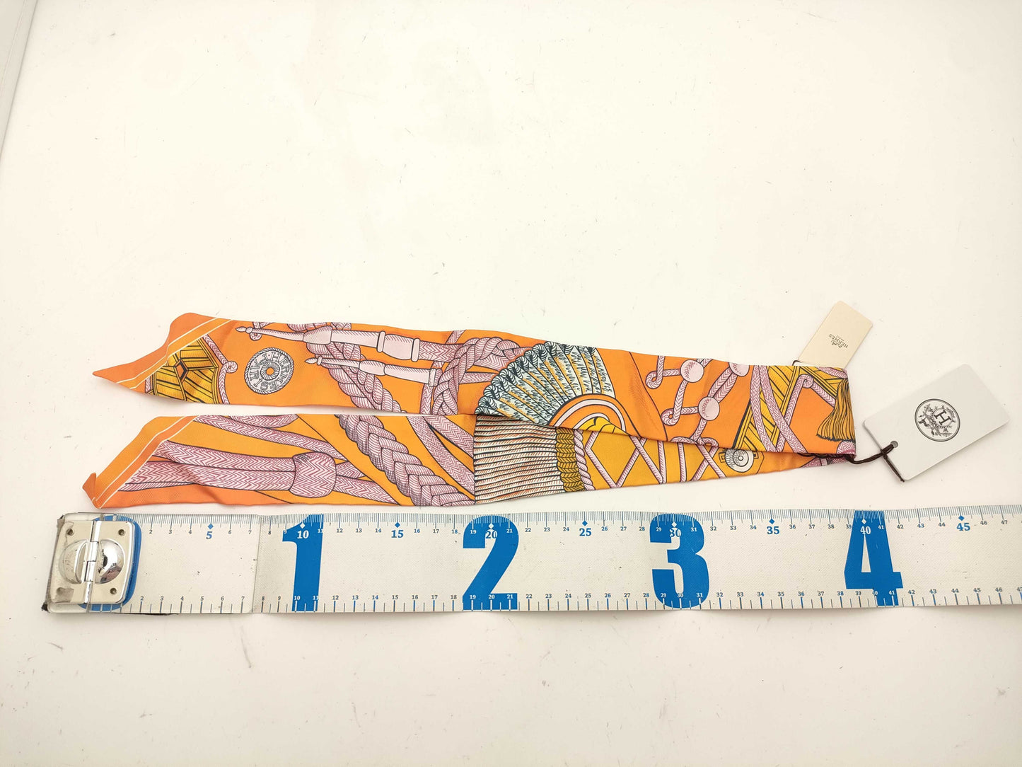 HERMES Twilly scarf with tag