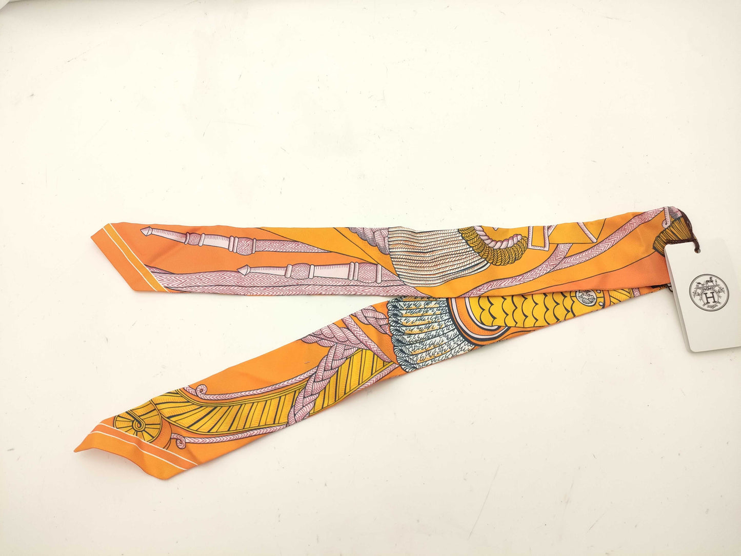 HERMES Twilly scarf with tag
