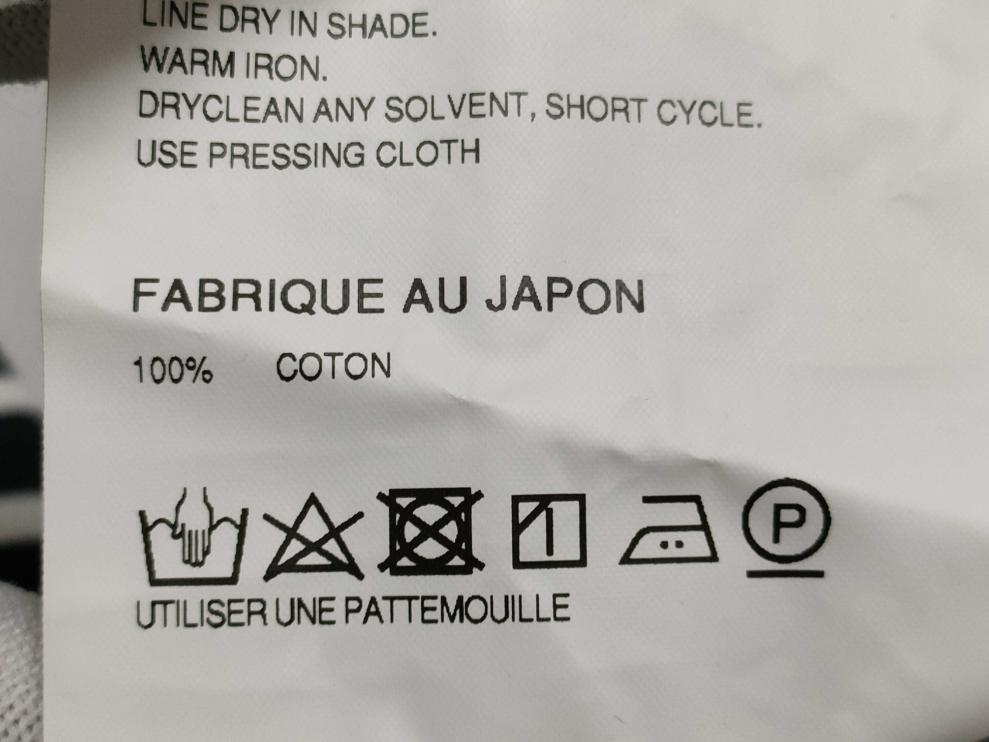 Comme des Garçons Long Sleeve Shirt