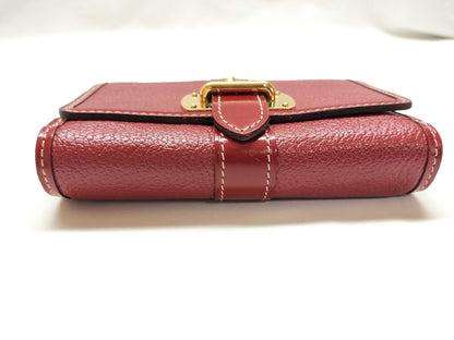 LOUIS VUITTON Taiga wallet with initials