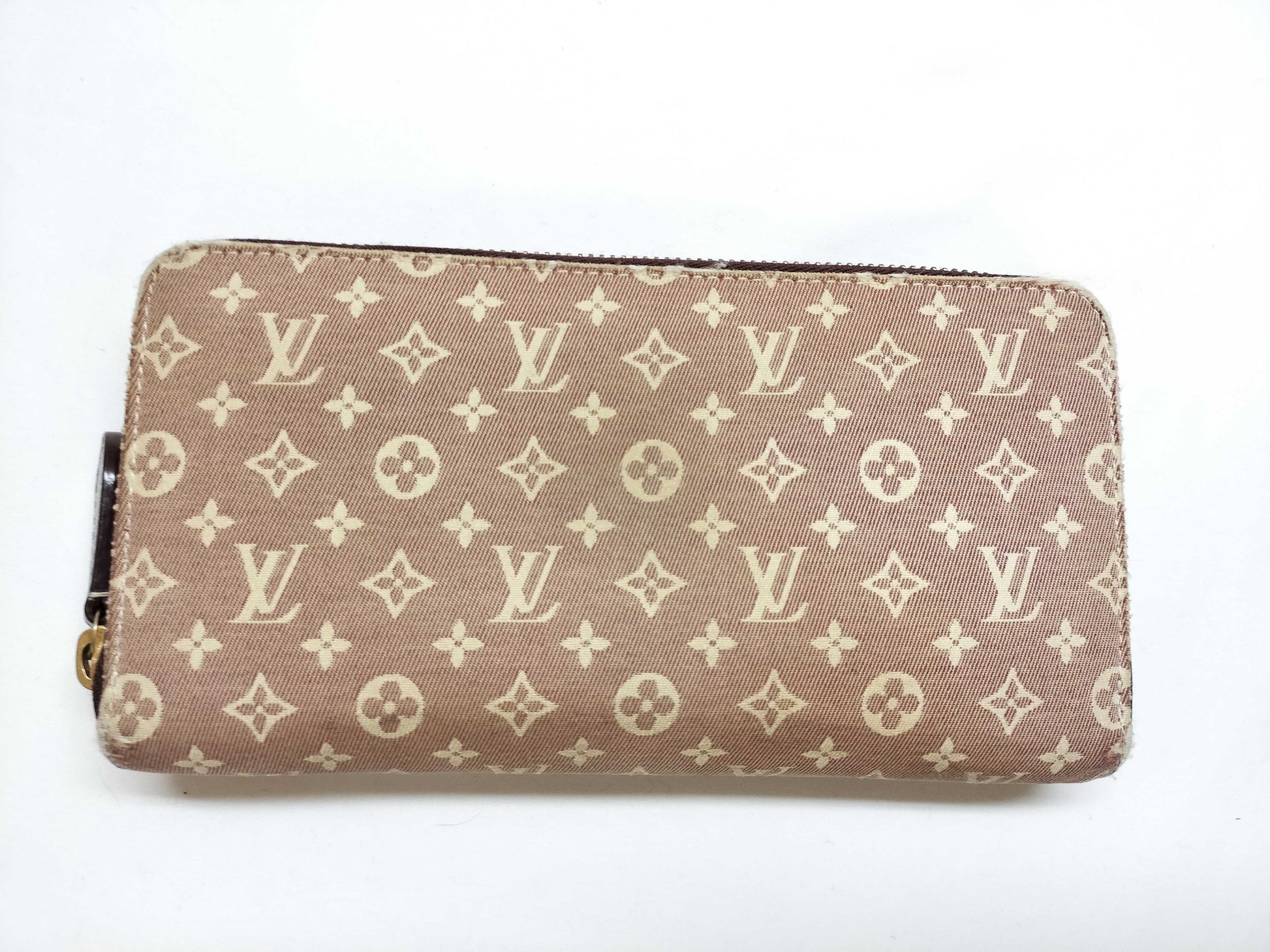 LOUIS VUITTON Monogram Mini Lin Idylle Zippy Wallet