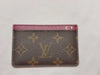 LOUIS VUITTON Monogram Monogram Sample Card Case, Pass Case, Business Card Case