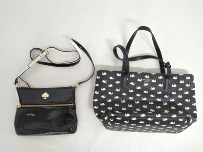 Kate Spade Swan Patent Tote Shoulder Bag