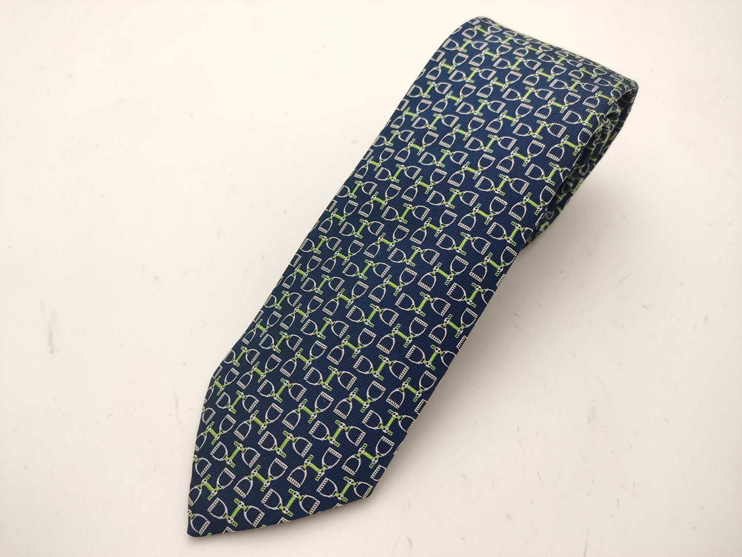 HERMES H logo/tie tie