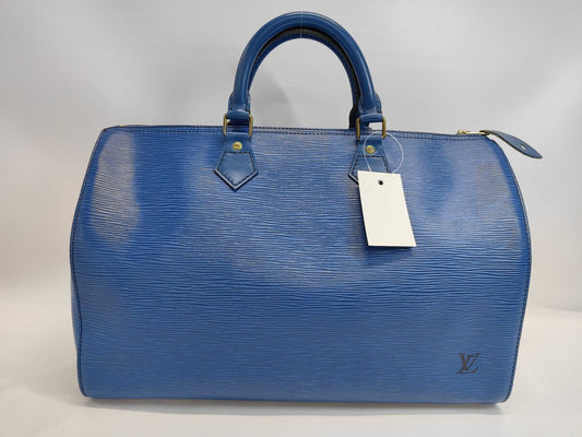 LOUIS VUITTON Epi Speedy 35 Boston Bag