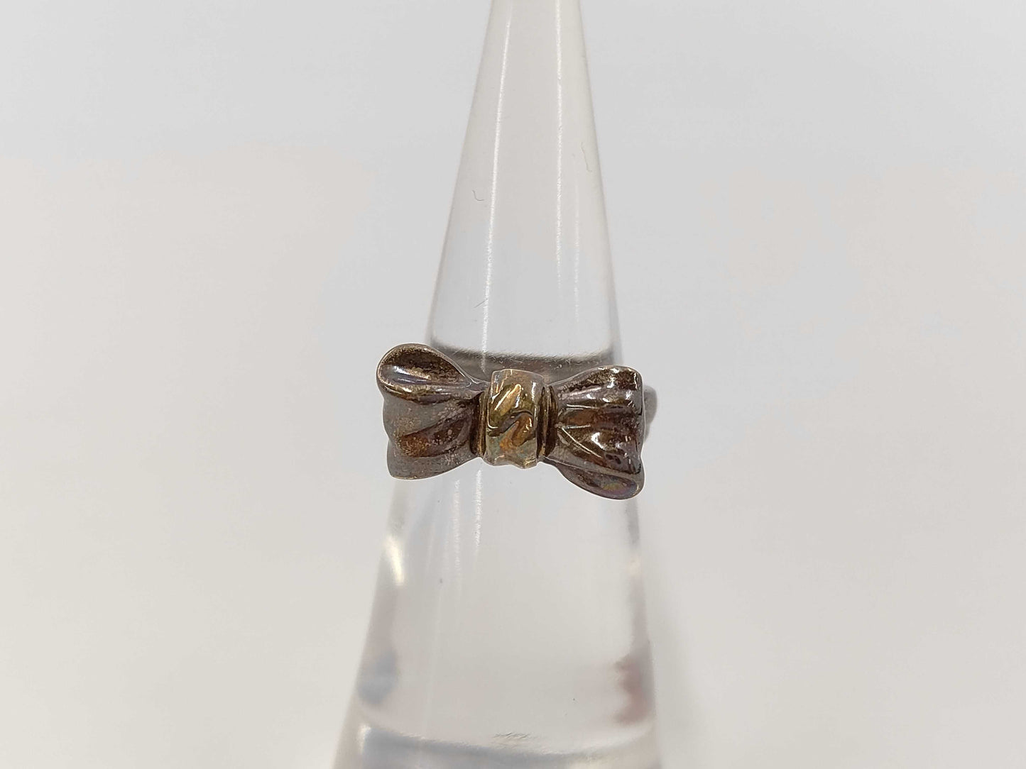 Tiffany & Co. Ribbon Ring 750/925 SV925 3.8g Ring