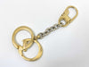 GUCCI Double GG Key Ring Gold Color Key Case/Key Holder