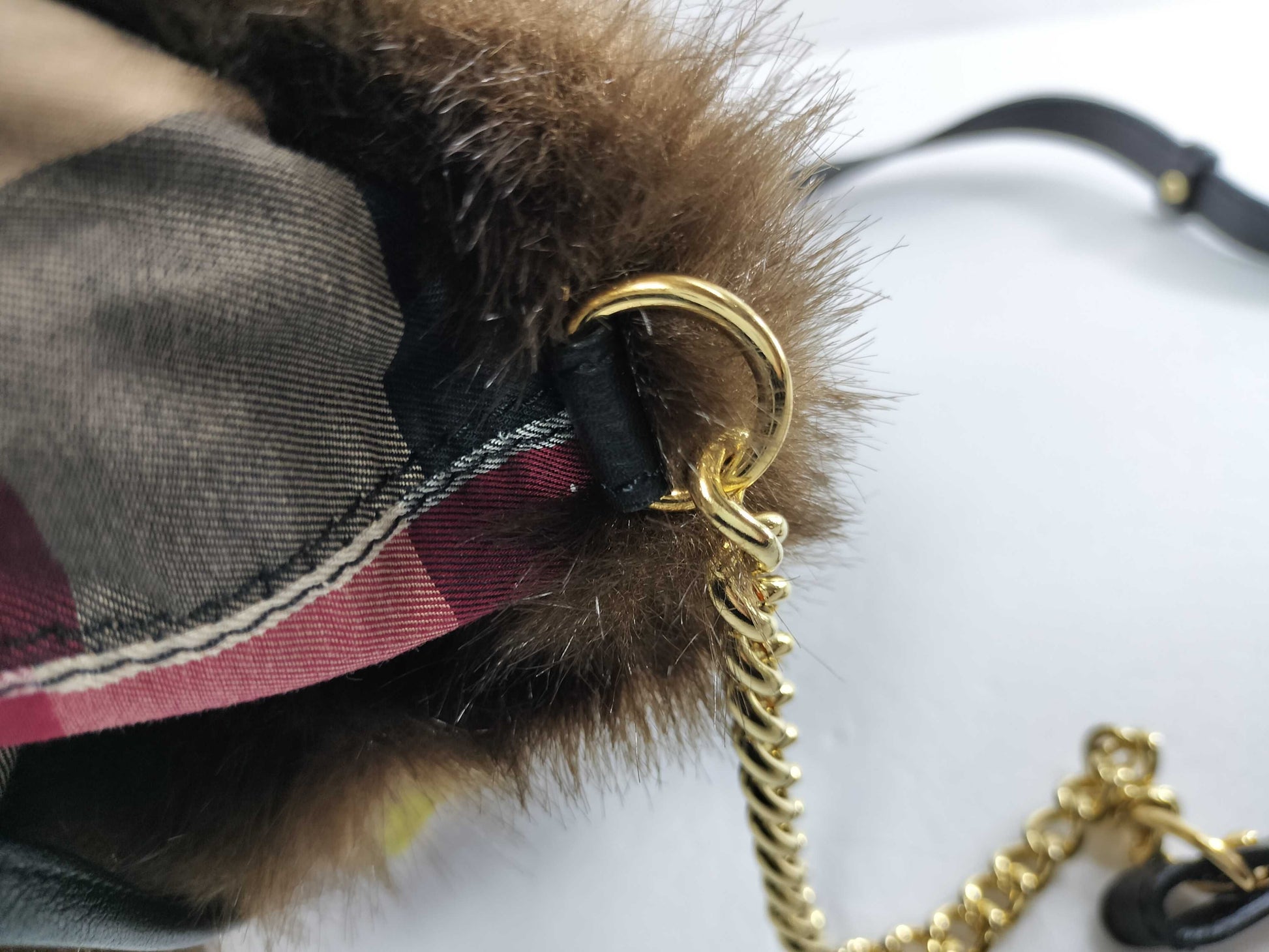 BURBERRY Blue Label Drawstring Shoulder Bag