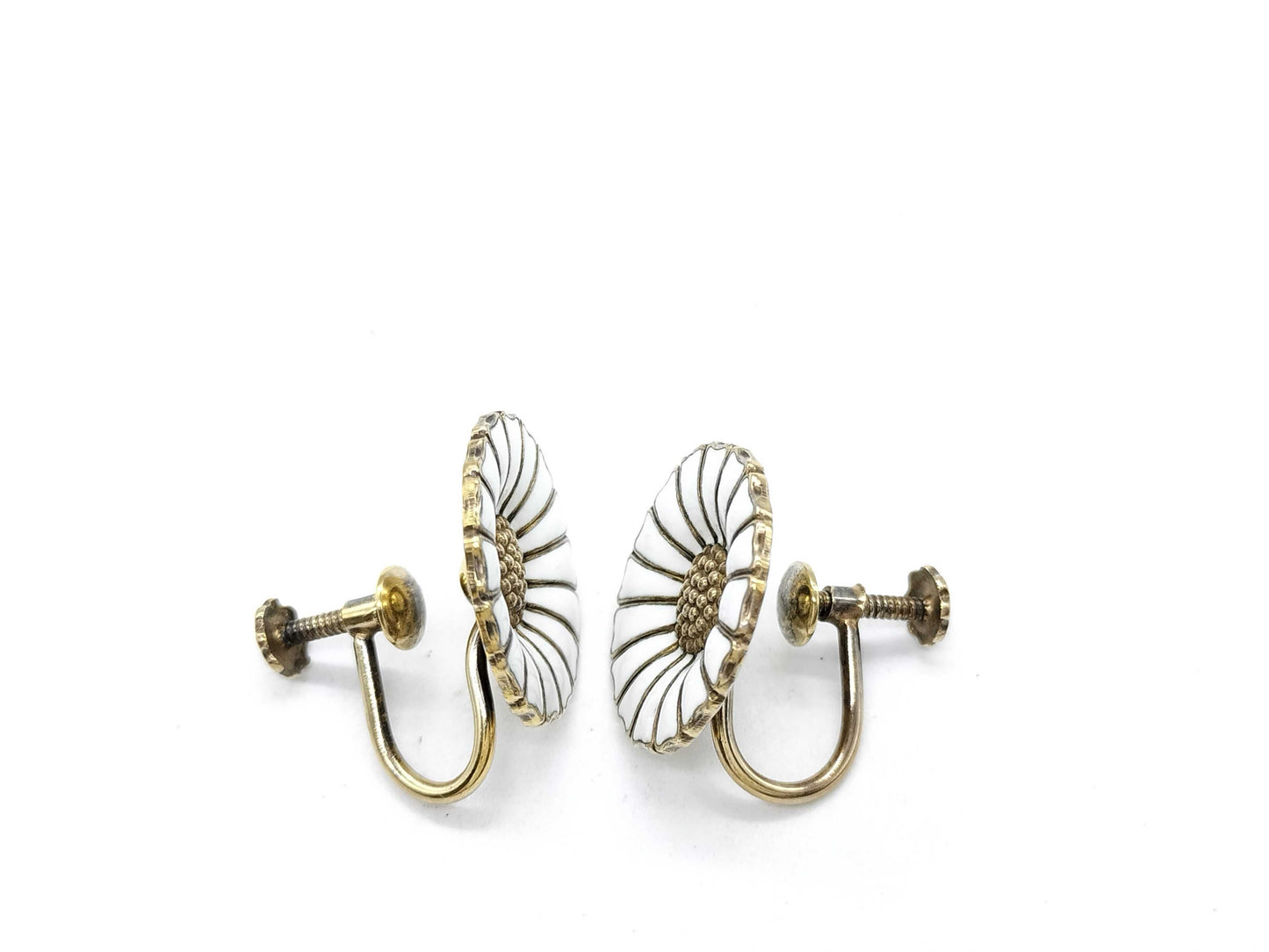 Georg Jensen Daisy Flower/Earrings SV925 6.9g Earrings