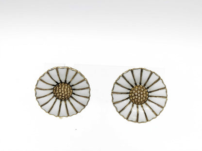 Georg Jensen Daisy Flower/Earrings SV925 6.9g Earrings