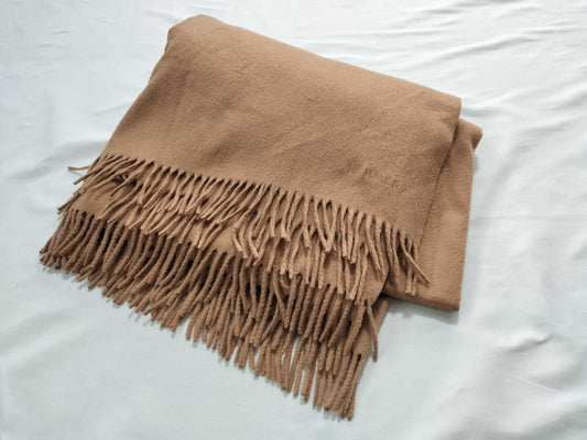 HERMES Cashmere x Silk Large Stole Other Accessories