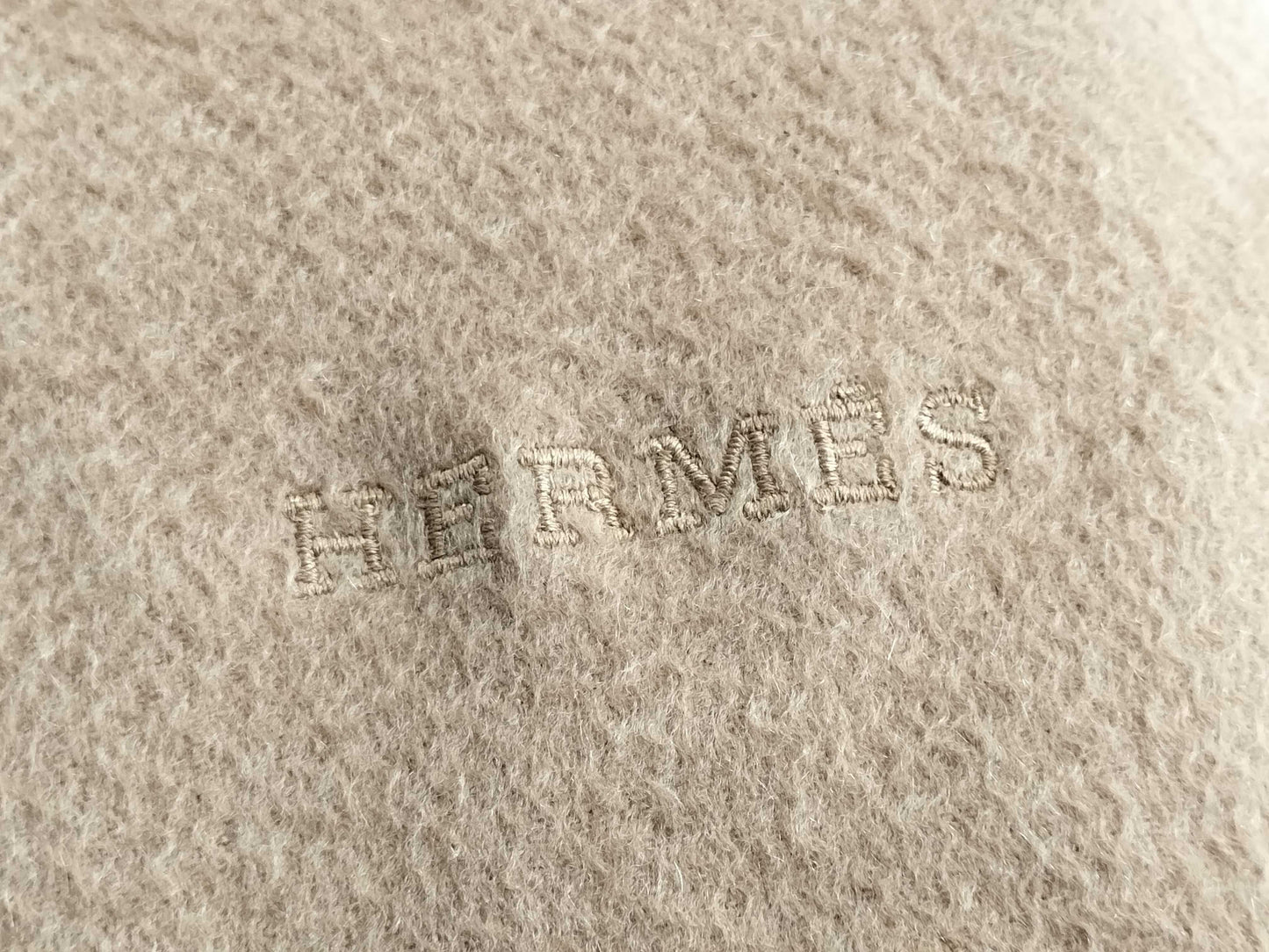 HERMES Cashmere x Silk Large Stole Other Accessories