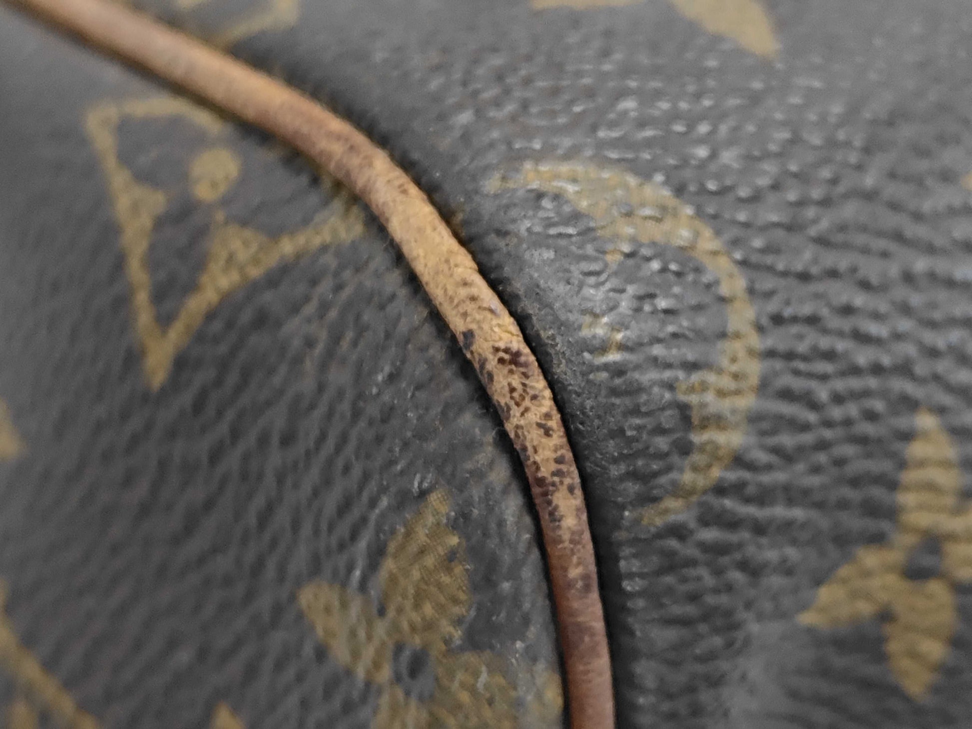 LOUIS VUITTON Monogram Sax Souple 55 Name Tag Boston Bag