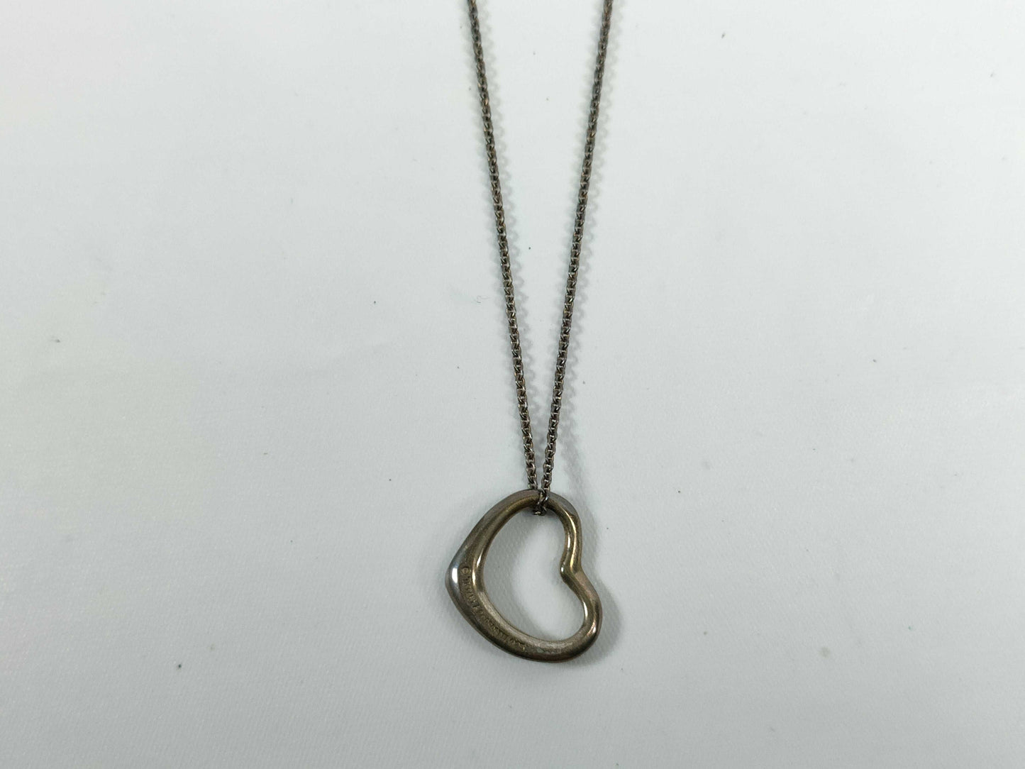 Tiffany & Co. Open Heart Necklace