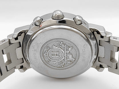 HERMES CL1.310 1610415 Quartz White Dial Women's Watch