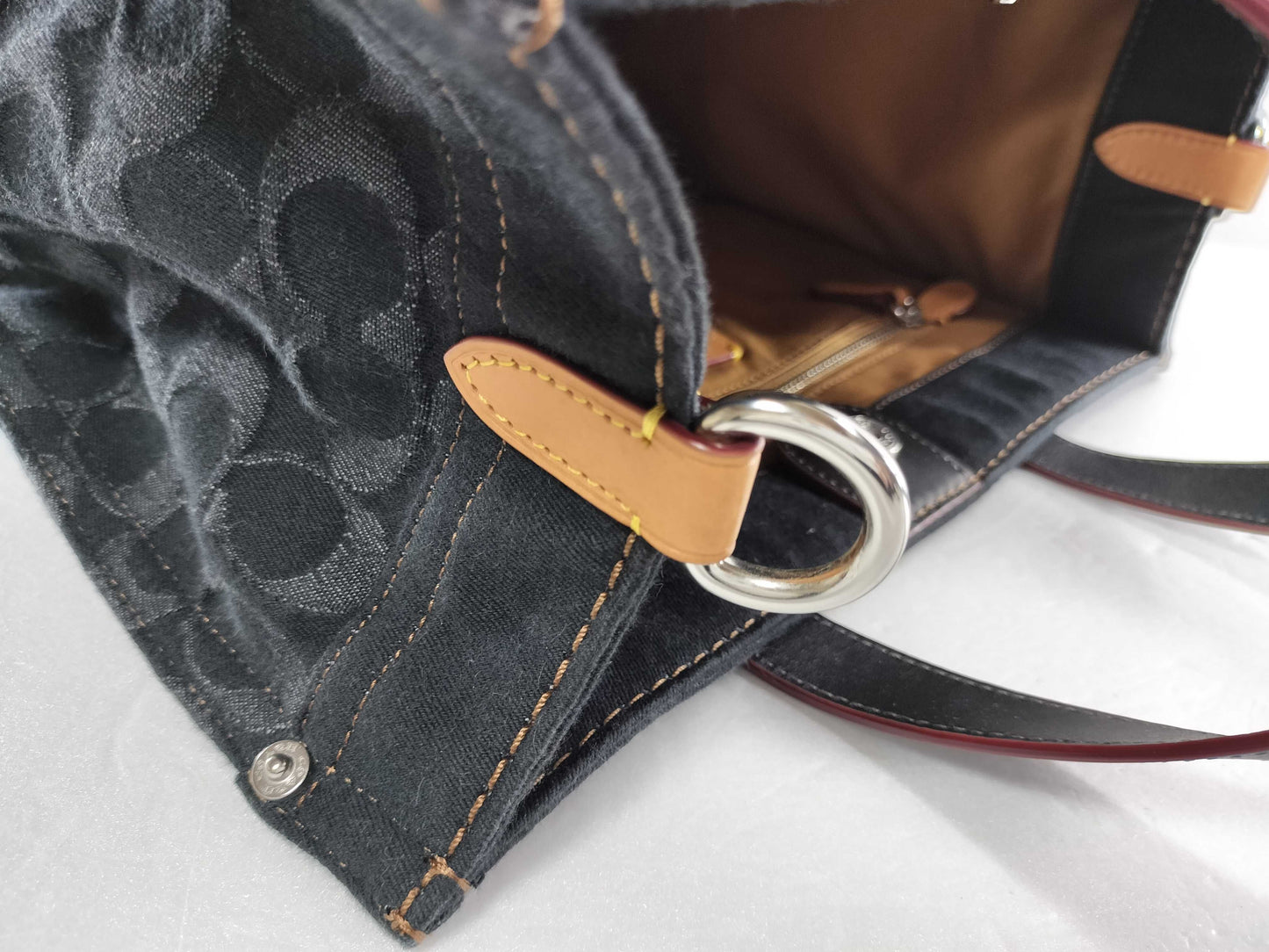 COACH Signature CG092 Tote 2-way Tote Bag