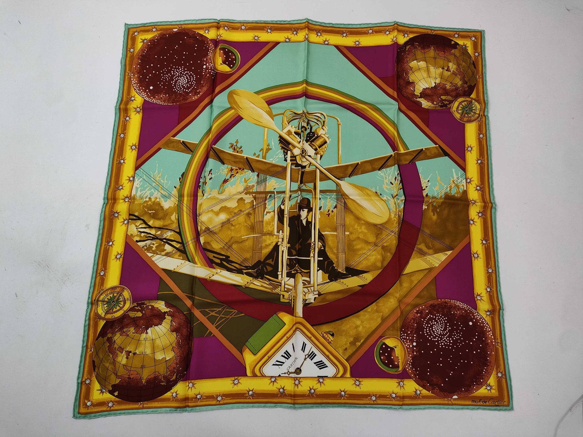 Cartier space design scarf