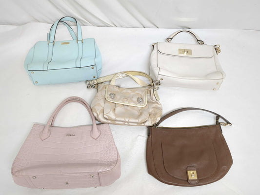 COACH Signature/Kate Spade/FURLA 5-Piece Handbag Set