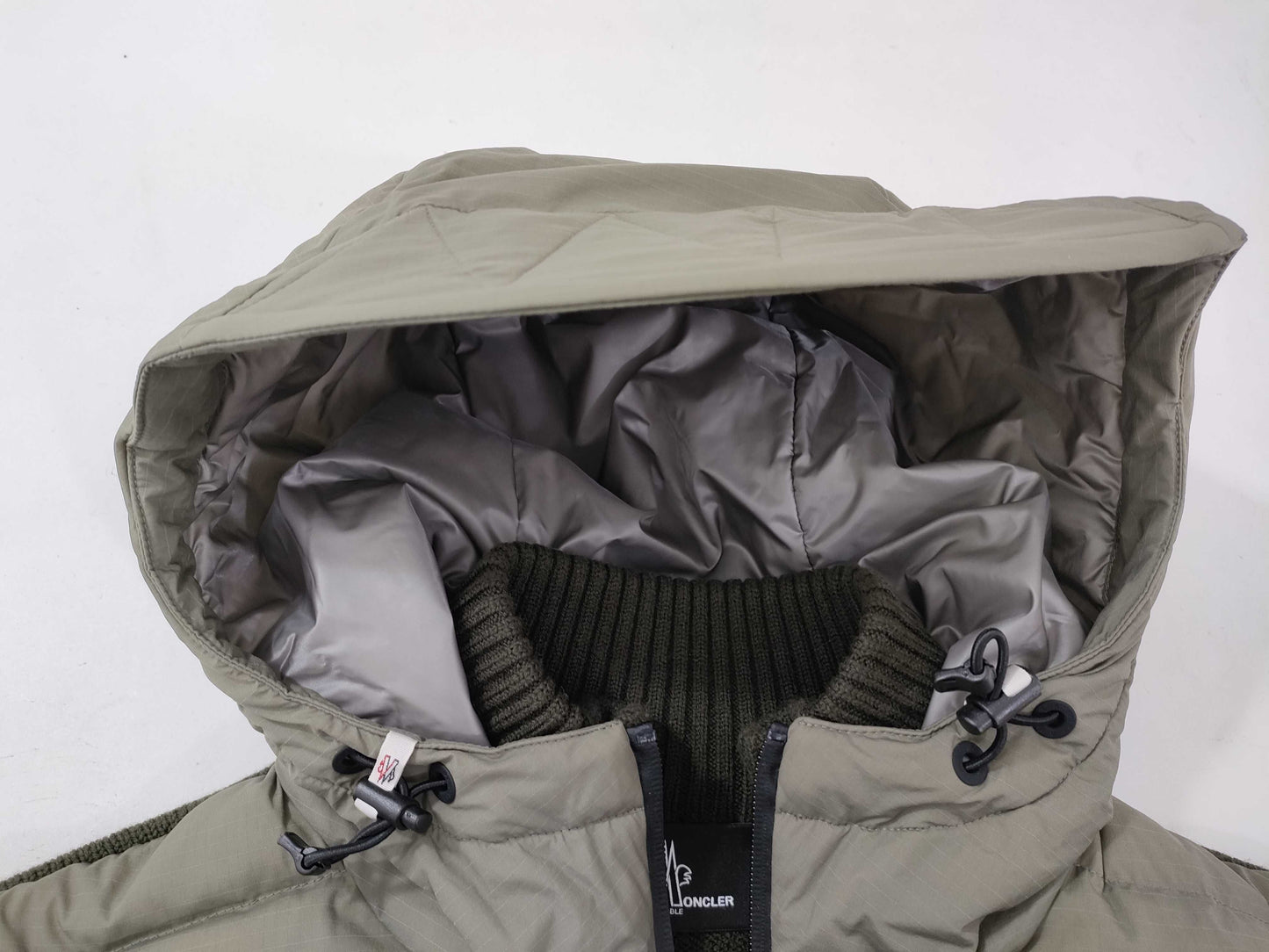 MONCLER Grenoble Wool Zip-Up Cardigan